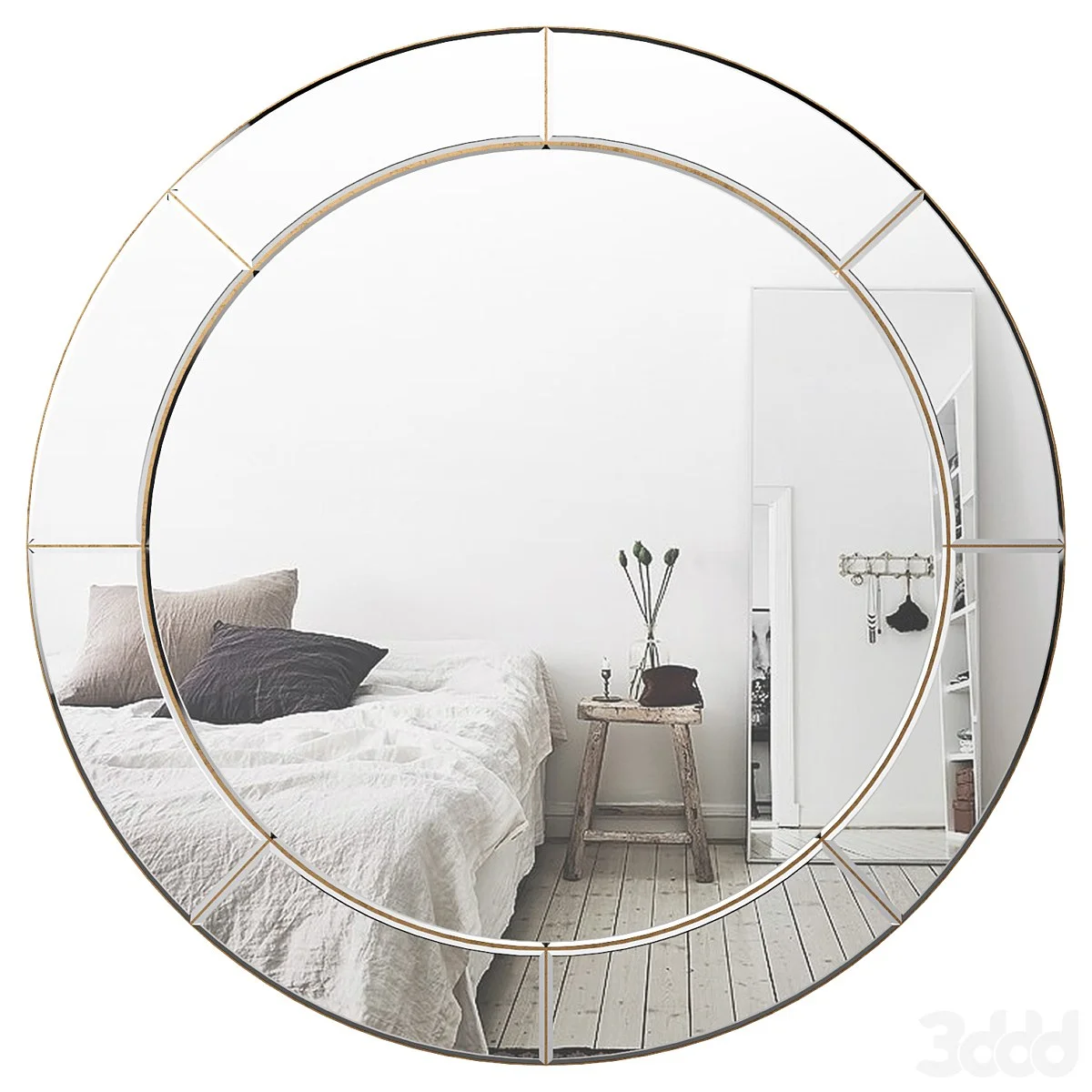 Large Round Wall Mirror BRYS3835